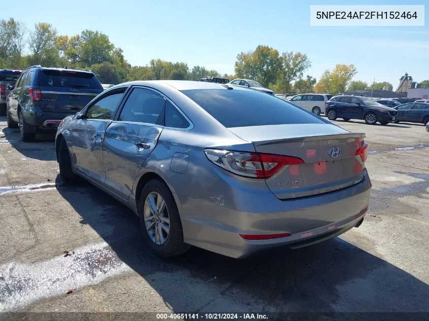 5NPE24AF2FH152464 2015 Hyundai Sonata Se