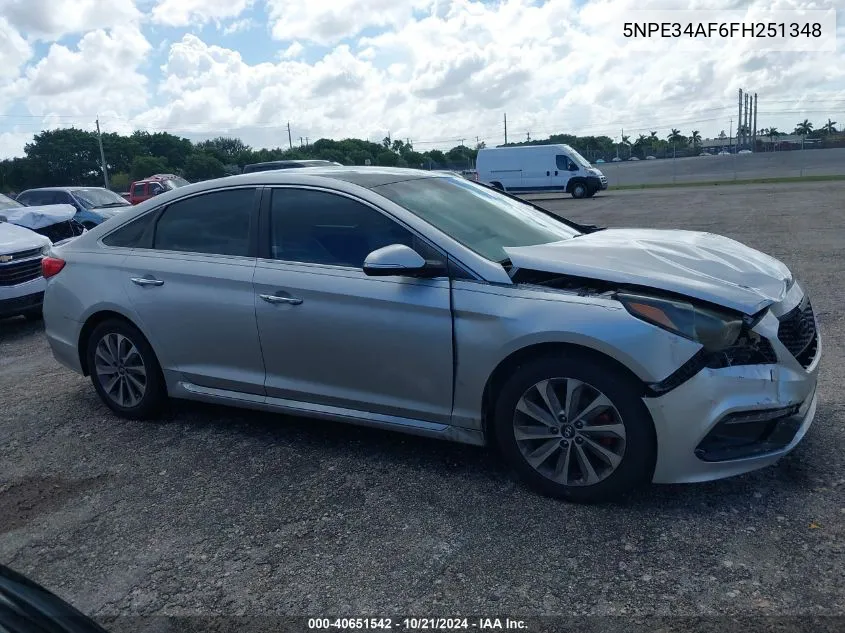 5NPE34AF6FH251348 2015 Hyundai Sonata Sport/Limited