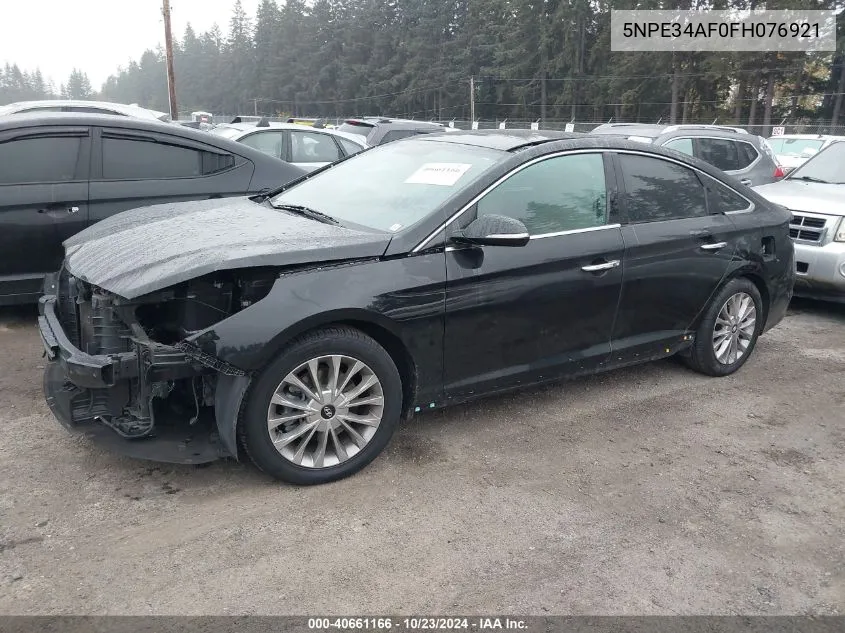 5NPE34AF0FH076921 2015 Hyundai Sonata Limited