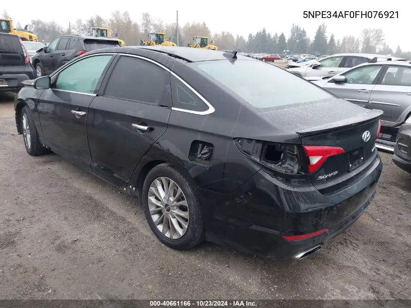 5NPE34AF0FH076921 2015 Hyundai Sonata Limited