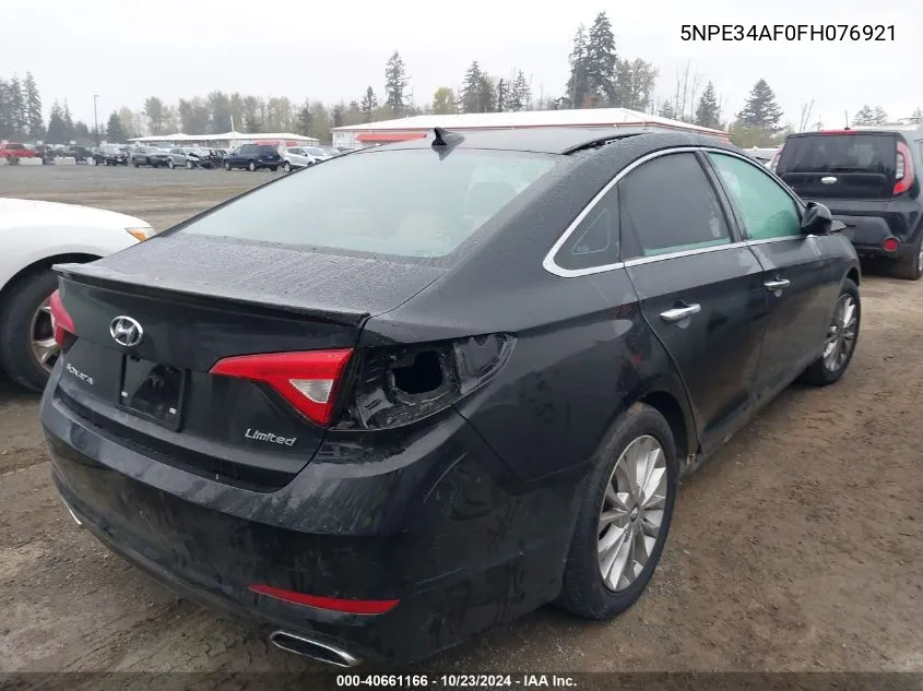 5NPE34AF0FH076921 2015 Hyundai Sonata Limited