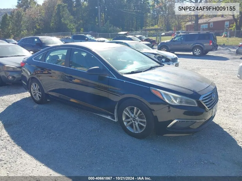 2015 Hyundai Sonata Se VIN: 5NPE24AF9FH009155 Lot: 40661867