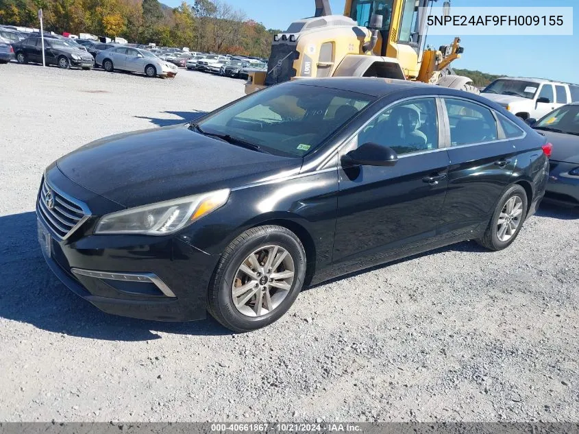 5NPE24AF9FH009155 2015 Hyundai Sonata Se