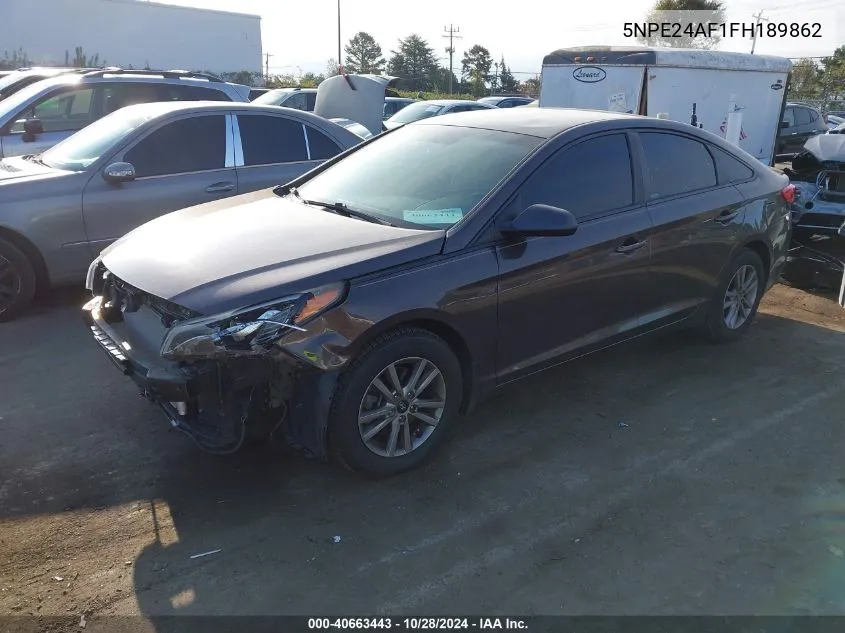 2015 Hyundai Sonata Se VIN: 5NPE24AF1FH189862 Lot: 40663443