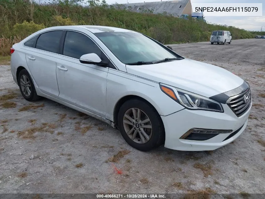 2015 Hyundai Sonata Eco VIN: 5NPE24AA6FH115079 Lot: 40666271