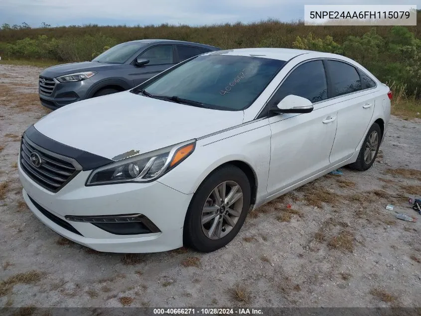 2015 Hyundai Sonata Eco VIN: 5NPE24AA6FH115079 Lot: 40666271