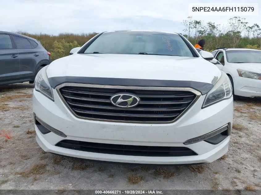 2015 Hyundai Sonata Eco VIN: 5NPE24AA6FH115079 Lot: 40666271