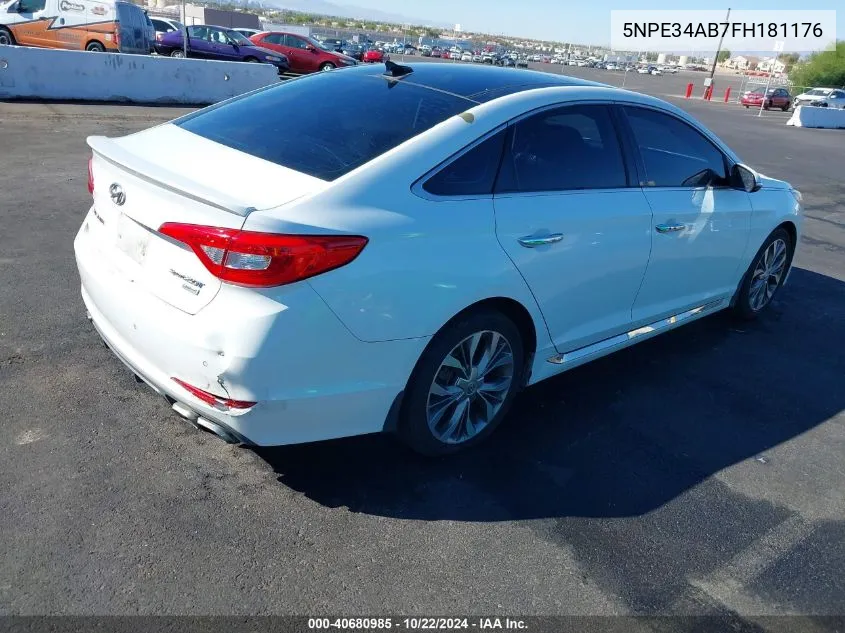 5NPE34AB7FH181176 2015 Hyundai Sonata Limited 2.0T