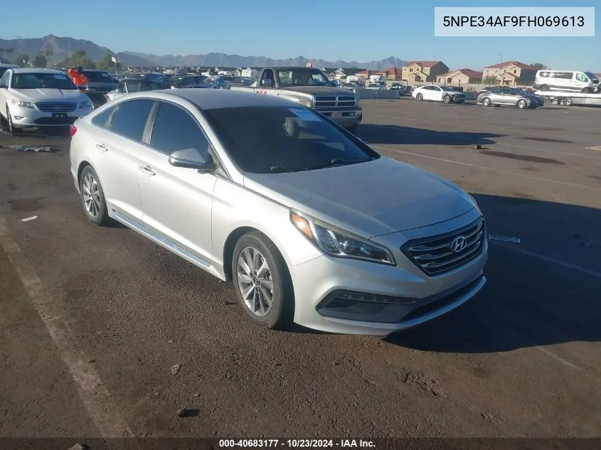 2015 Hyundai Sonata Sport VIN: 5NPE34AF9FH069613 Lot: 40683177