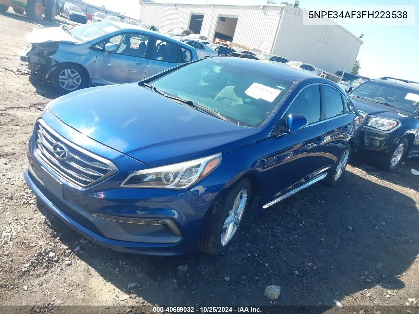 5NPE34AF3FH223538 2015 Hyundai Sonata Sport