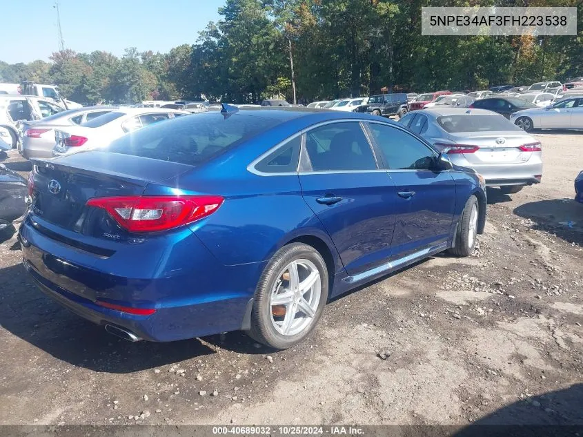 5NPE34AF3FH223538 2015 Hyundai Sonata Sport