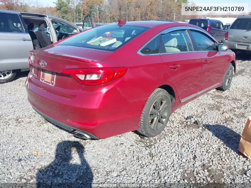 2015 Hyundai Sonata Se VIN: 5NPE24AF3FH210789 Lot: 40692639