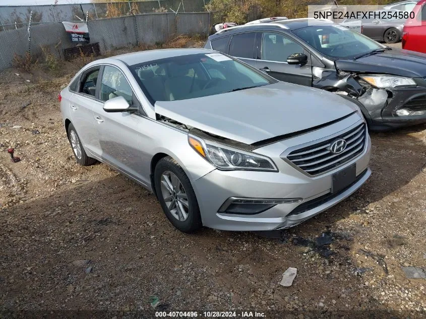 2015 Hyundai Sonata Se VIN: 5NPE24AFXFH254580 Lot: 40704496