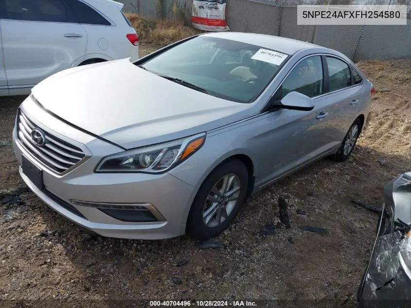 2015 Hyundai Sonata Se VIN: 5NPE24AFXFH254580 Lot: 40704496