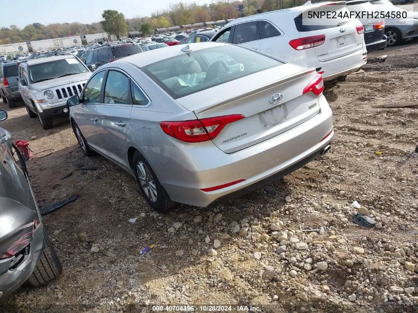 2015 Hyundai Sonata Se VIN: 5NPE24AFXFH254580 Lot: 40704496