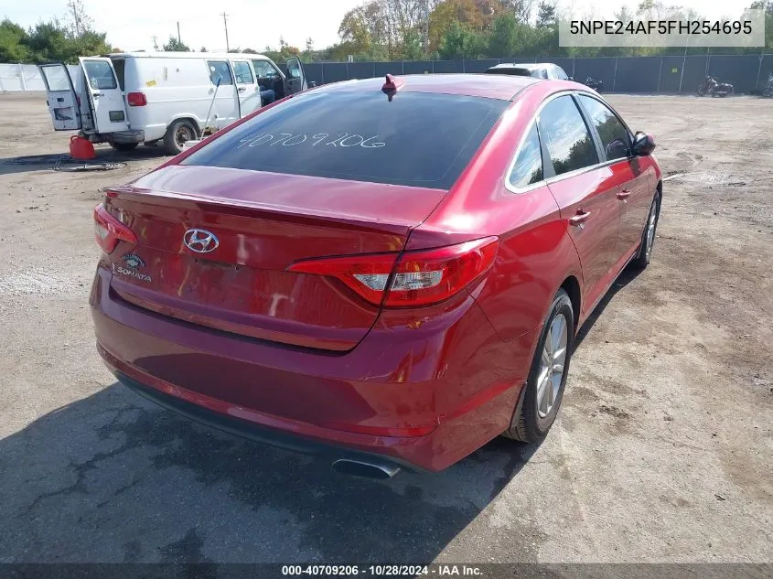 2015 Hyundai Sonata Se VIN: 5NPE24AF5FH254695 Lot: 40709206