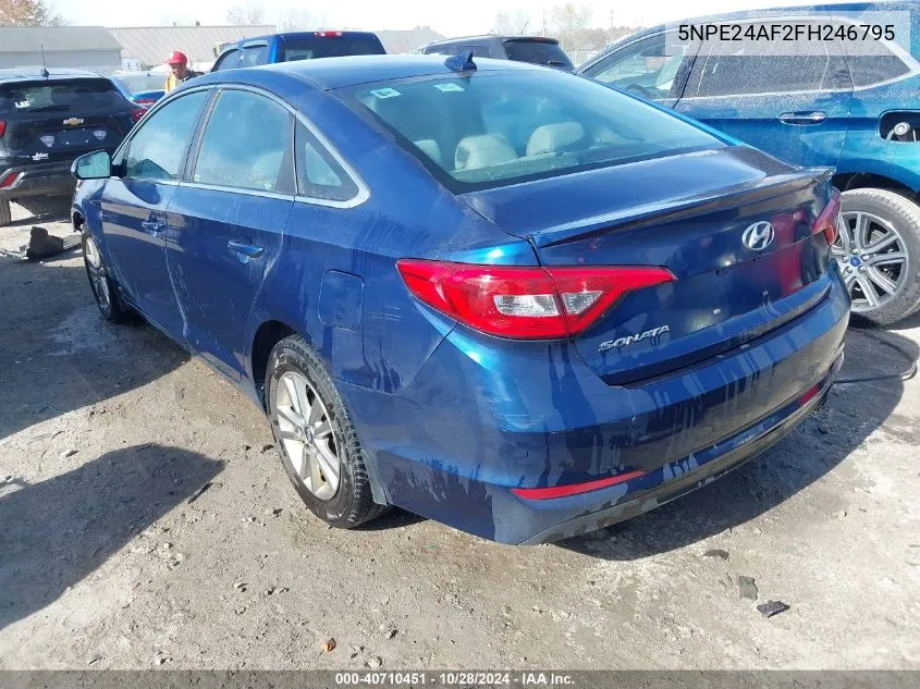 5NPE24AF2FH246795 2015 Hyundai Sonata Se