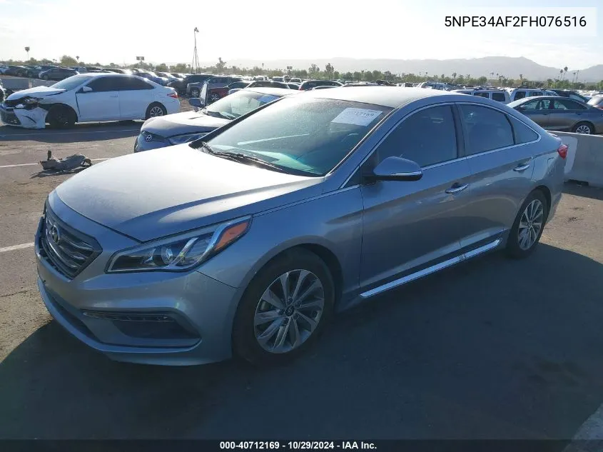 5NPE34AF2FH076516 2015 Hyundai Sonata Sport