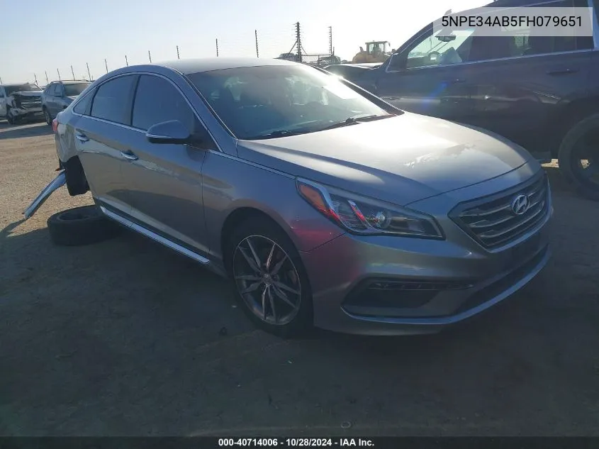 2015 Hyundai Sonata Sport 2.0T VIN: 5NPE34AB5FH079651 Lot: 40714006