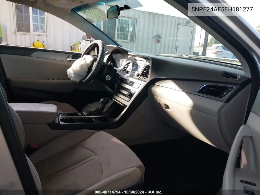 5NPE24AF5FH181277 2015 Hyundai Sonata Se