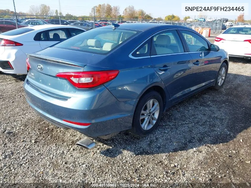 2015 Hyundai Sonata Se VIN: 5NPE24AF9FH234465 Lot: 40715955