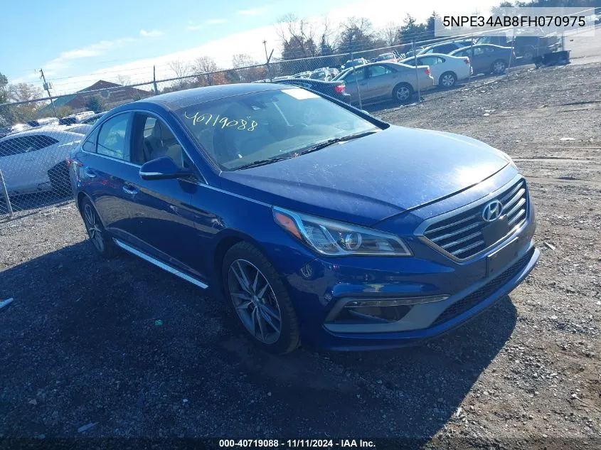 5NPE34AB8FH070975 2015 Hyundai Sonata Sport/Limited