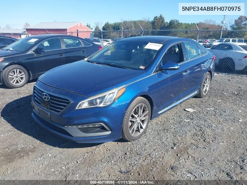 5NPE34AB8FH070975 2015 Hyundai Sonata Sport/Limited