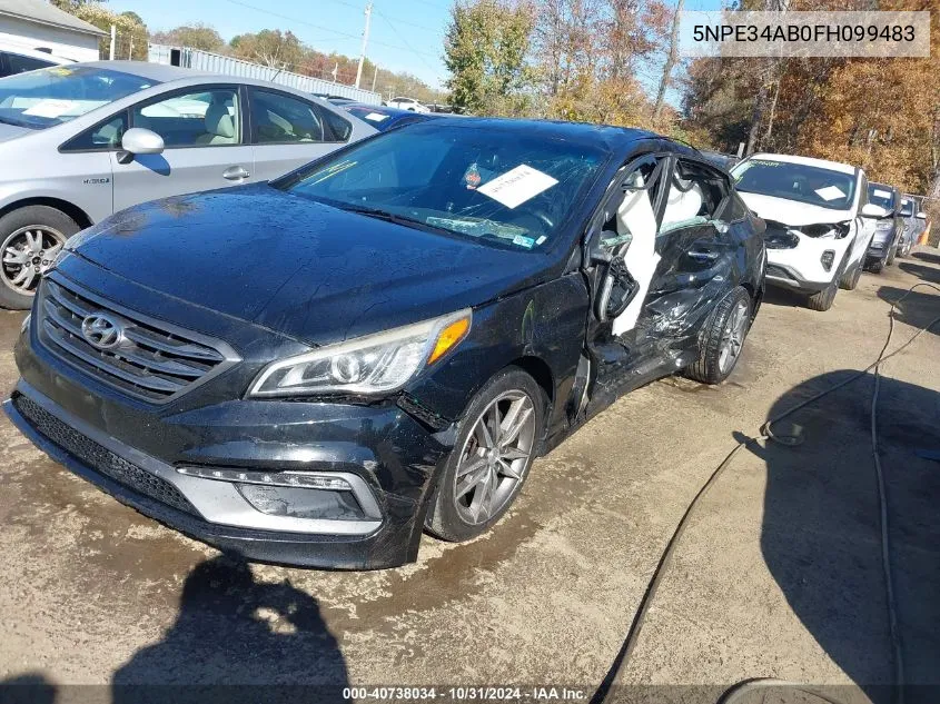 2015 Hyundai Sonata Sport 2.0T VIN: 5NPE34AB0FH099483 Lot: 40738034