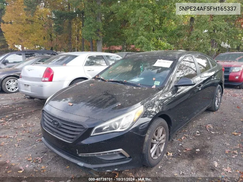 2015 Hyundai Sonata Se VIN: 5NPE24AF5FH165337 Lot: 40739701