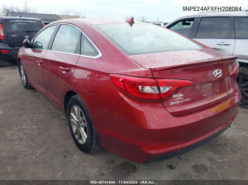 2015 Hyundai Sonata Se VIN: 5NPE24AFXFH208084 Lot: 40741544