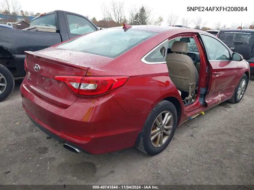 2015 Hyundai Sonata Se VIN: 5NPE24AFXFH208084 Lot: 40741544