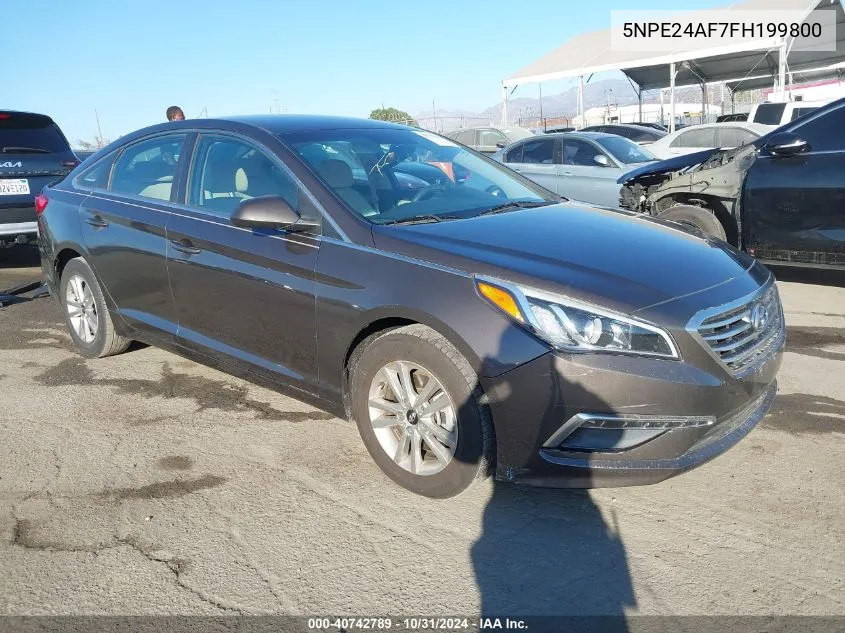 2015 Hyundai Sonata Se VIN: 5NPE24AF7FH199800 Lot: 40742789