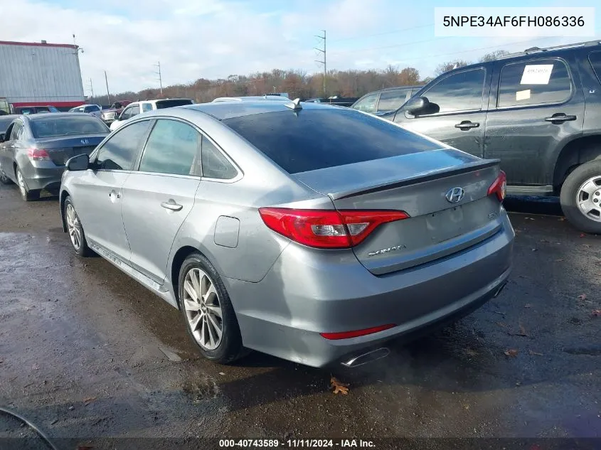 5NPE34AF6FH086336 2015 Hyundai Sonata Sport