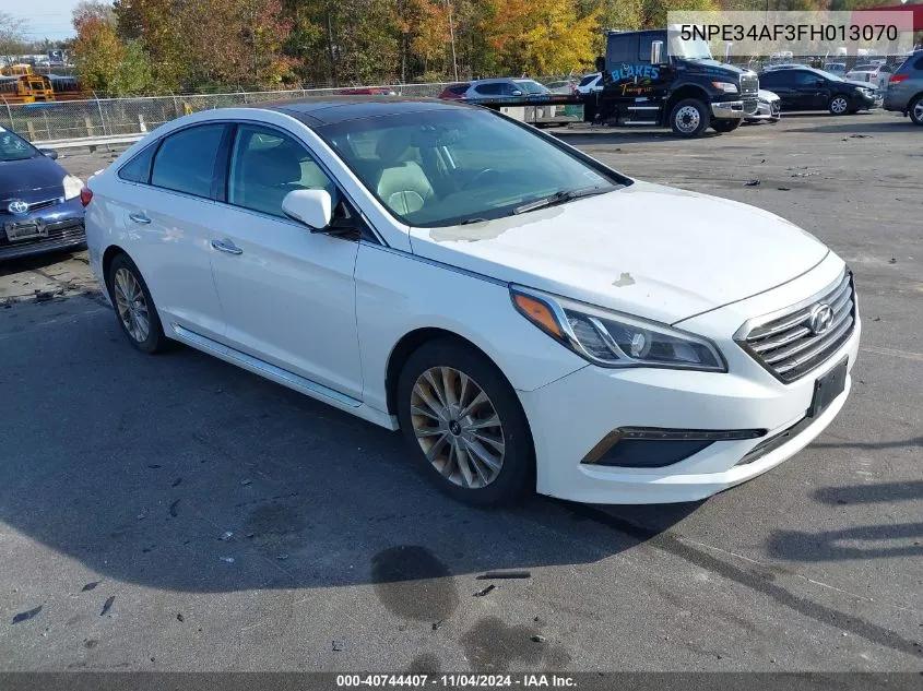 2015 Hyundai Sonata Limited VIN: 5NPE34AF3FH013070 Lot: 40744407