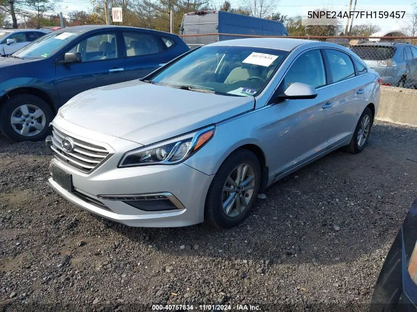 2015 Hyundai Sonata Se VIN: 5NPE24AF7FH159457 Lot: 40757834