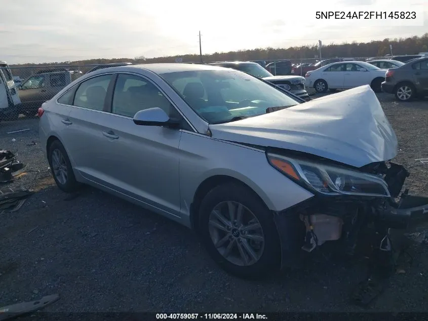 2015 Hyundai Sonata Se VIN: 5NPE24AF2FH145823 Lot: 40759057