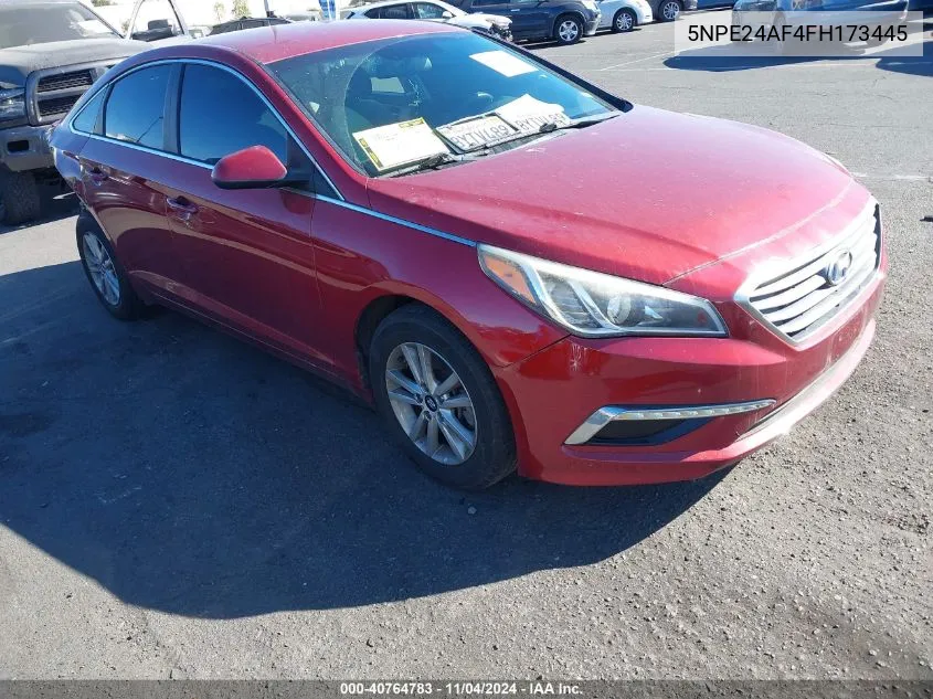 2015 Hyundai Sonata Se VIN: 5NPE24AF4FH173445 Lot: 40764783