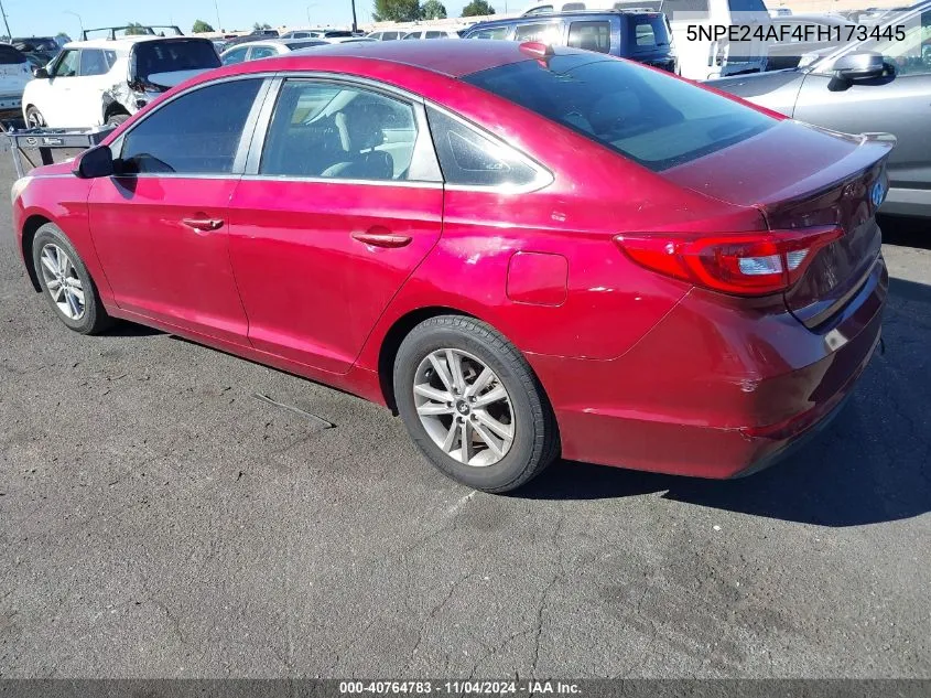 2015 Hyundai Sonata Se VIN: 5NPE24AF4FH173445 Lot: 40764783