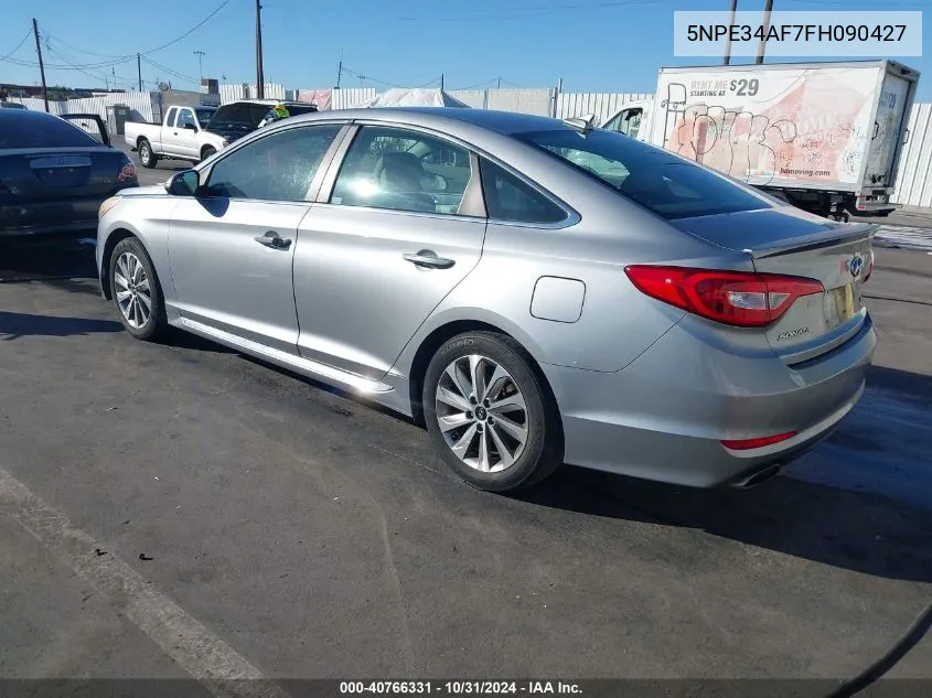 2015 Hyundai Sonata Sport VIN: 5NPE34AF7FH090427 Lot: 40766331