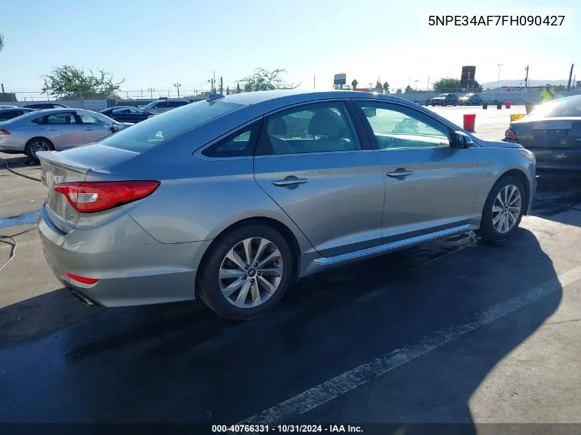 2015 Hyundai Sonata Sport VIN: 5NPE34AF7FH090427 Lot: 40766331