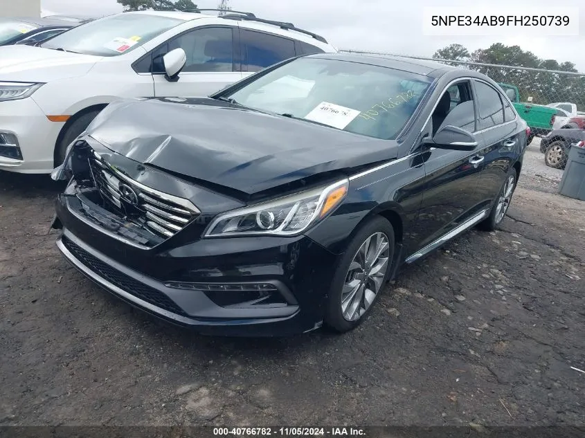 2015 Hyundai Sonata Limited 2.0T VIN: 5NPE34AB9FH250739 Lot: 40766782