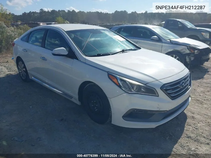 2015 Hyundai Sonata Sport VIN: 5NPE34AF4FH212287 Lot: 40776399