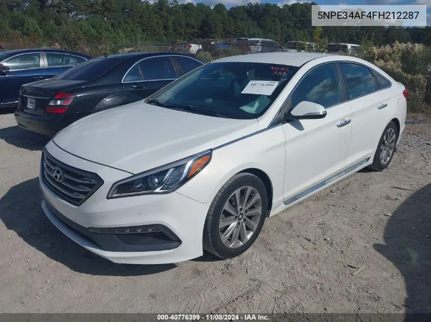 2015 Hyundai Sonata Sport VIN: 5NPE34AF4FH212287 Lot: 40776399