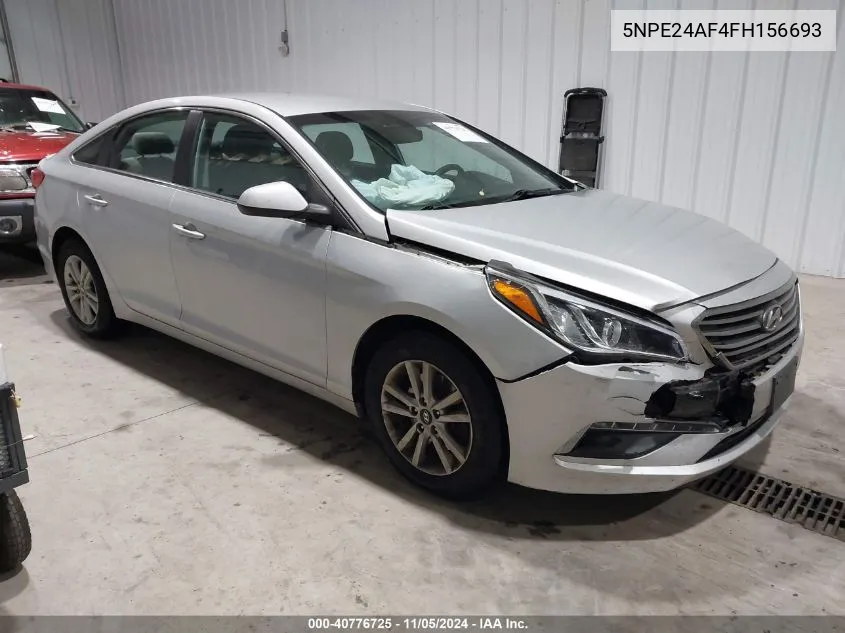 2015 Hyundai Sonata Se VIN: 5NPE24AF4FH156693 Lot: 40776725