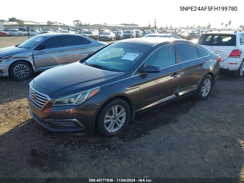 2015 Hyundai Sonata Se VIN: 5NPE24AF5FH199780 Lot: 40777936