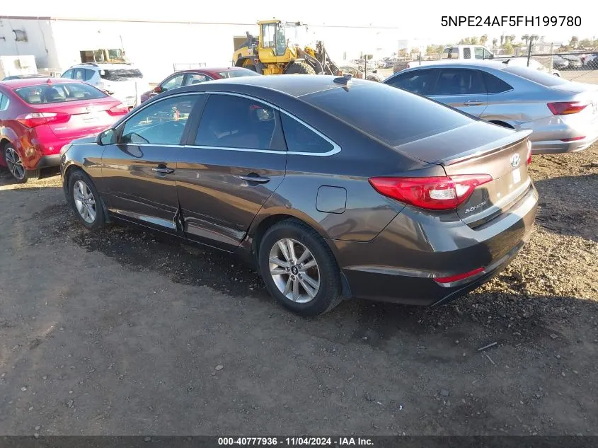 2015 Hyundai Sonata Se VIN: 5NPE24AF5FH199780 Lot: 40777936