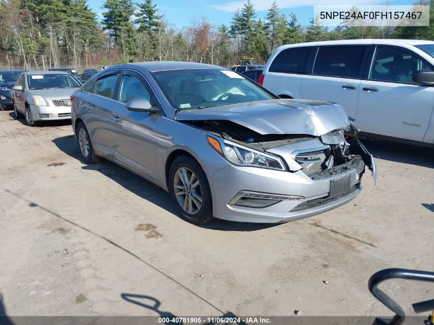 2015 Hyundai Sonata Se VIN: 5NPE24AF0FH157467 Lot: 40781905