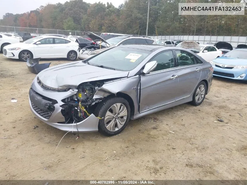 2015 Hyundai Sonata Hybrid Limited VIN: KMHEC4A41FA132463 Lot: 40782995