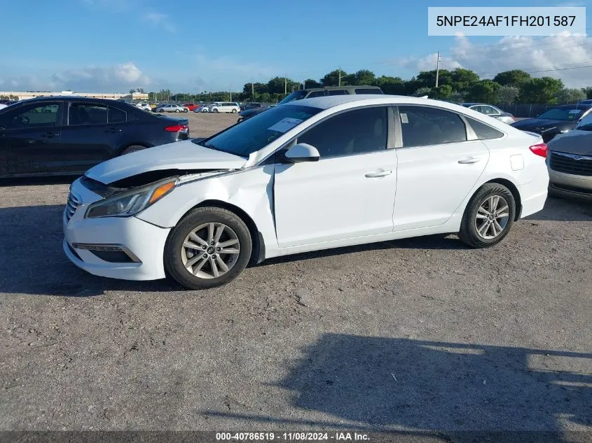 2015 Hyundai Sonata Se VIN: 5NPE24AF1FH201587 Lot: 40786519