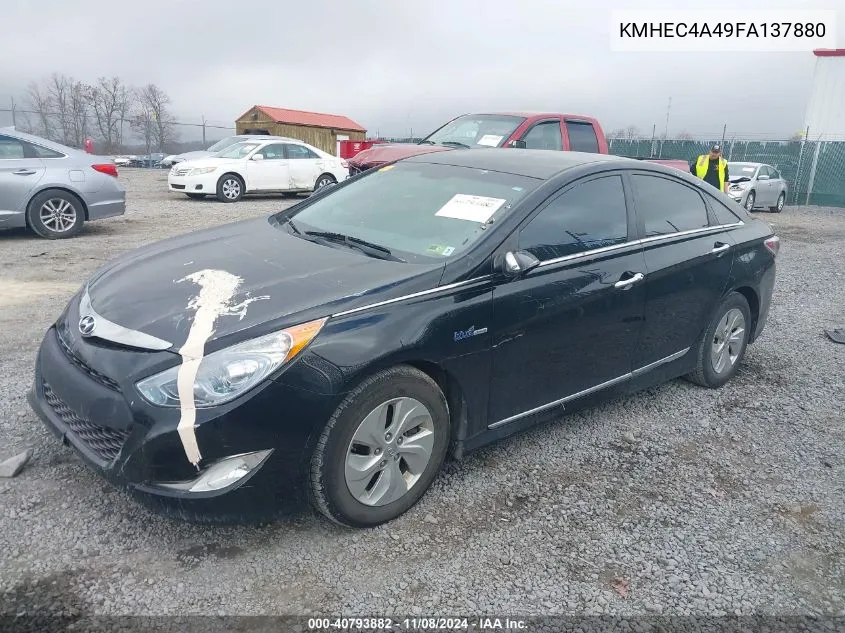 2015 Hyundai Sonata Hybrid VIN: KMHEC4A49FA137880 Lot: 40793882